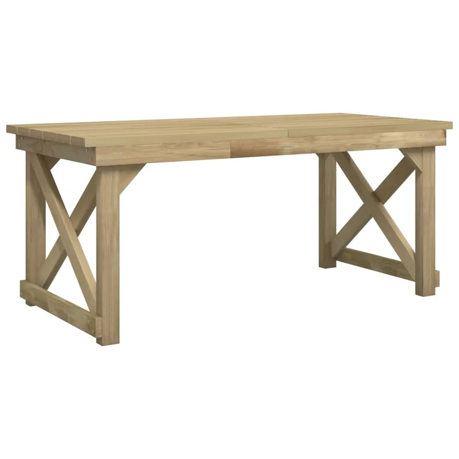 Ensemble à manger de jardin 3 pcs Bois de pin imprégné - 7