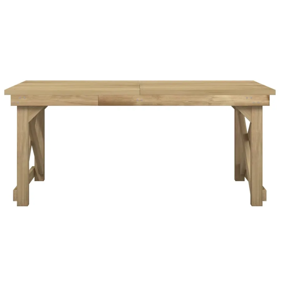 Ensemble à manger de jardin 3 pcs Bois de pin imprégné - 8