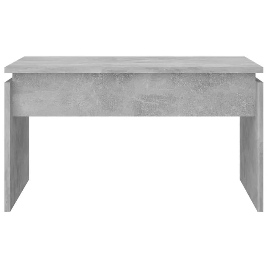 Table basse gris béton 68x50x38 cm bois d'ingénierie - 5