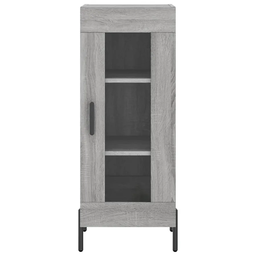 Buffet haut Sonoma gris 34,5x34x180 cm Bois d'ingénierie - 6