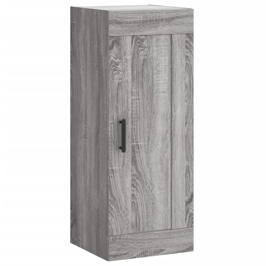 Buffet haut Sonoma gris 34,5x34x180 cm Bois d'ingénierie - 7