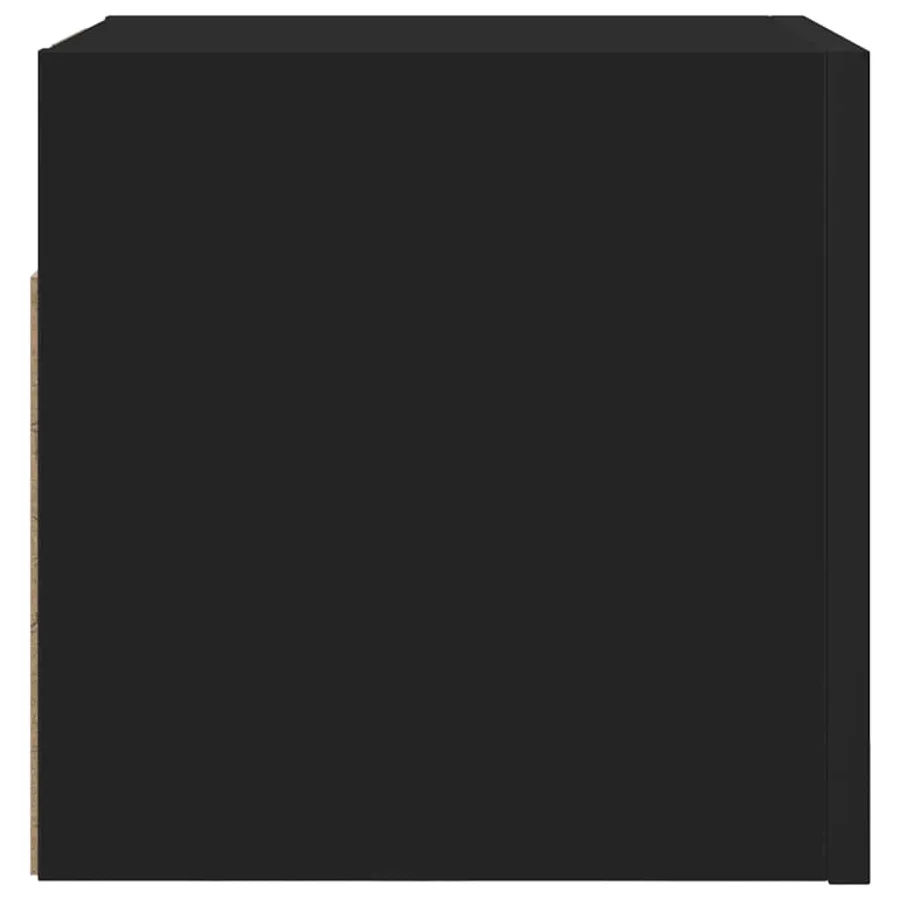 Meubles TV muraux 2 pcs Noir 30,5x30x30 cm - 6