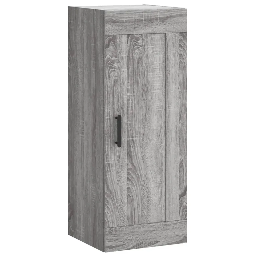 Buffet haut Sonoma gris 34,5x34x180 cm Bois d'ingénierie - 7