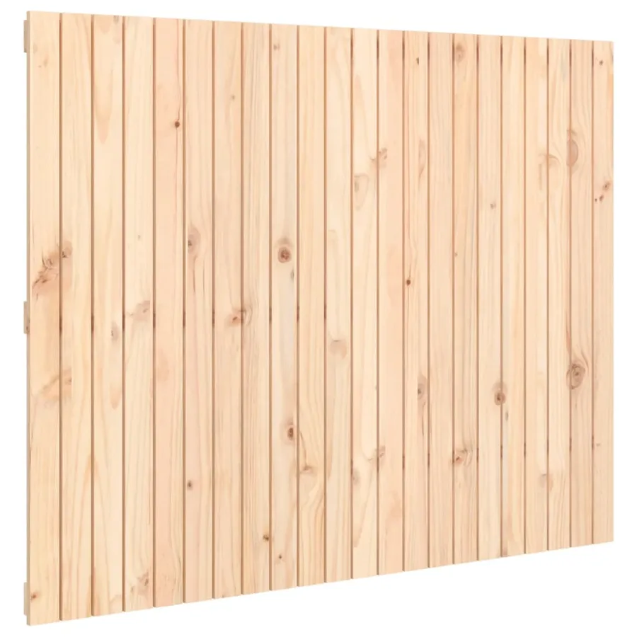 Tête de lit murale 140x3x110 cm Bois massif de pin - 2