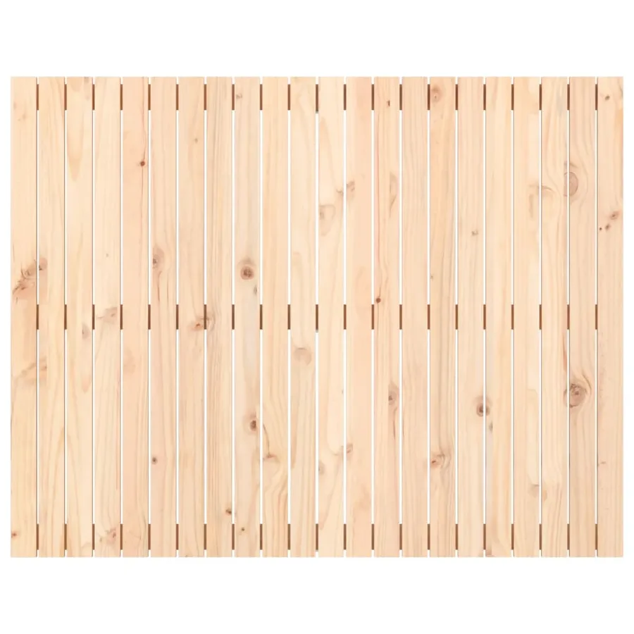Tête de lit murale 140x3x110 cm Bois massif de pin - 4