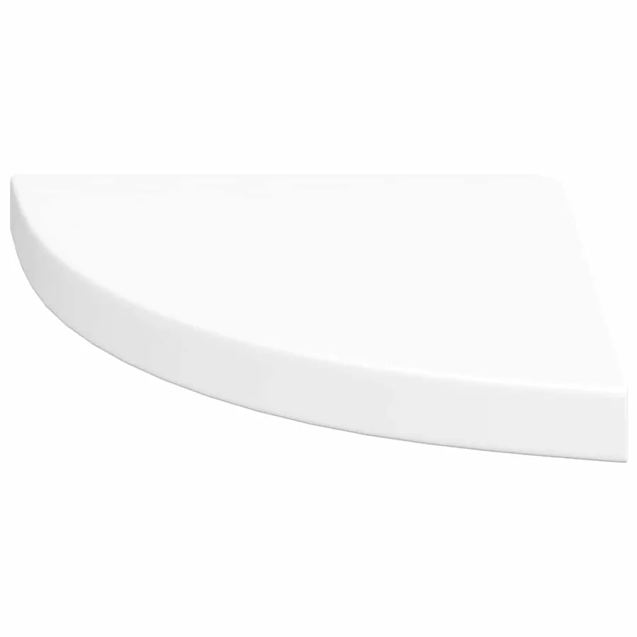 Étagères d'angle flottantes 2 pièces Blanc 35x35x3,8 cm MDF - 6