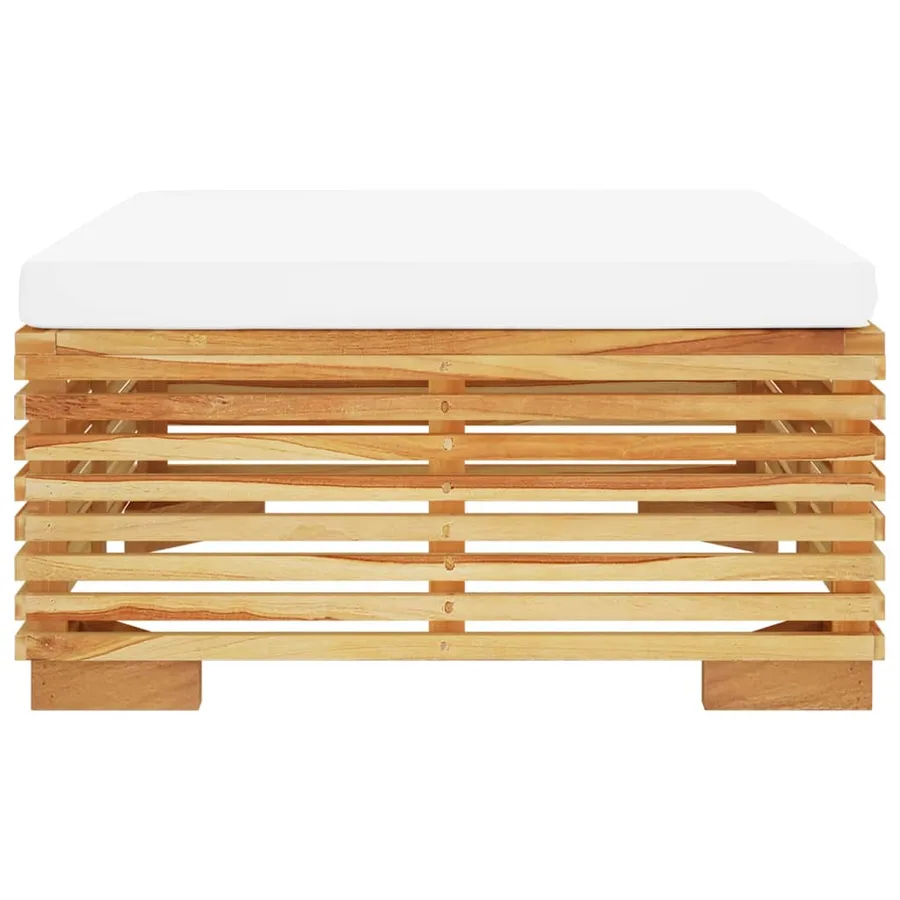 Salon de jardin 2 pcs Bois de teck massif - 4