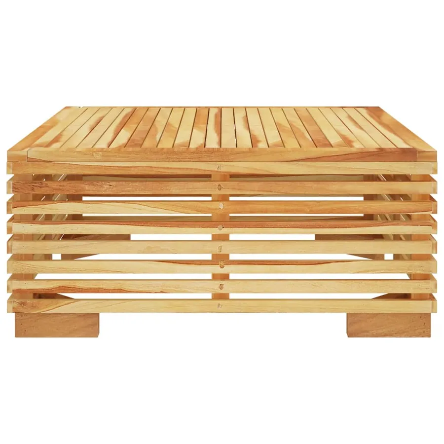 Salon de jardin 2 pcs Bois de teck massif - 7