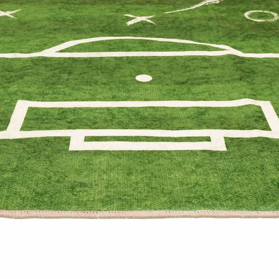 Tapis enfant 160x230cm terrain de football lavable - 6