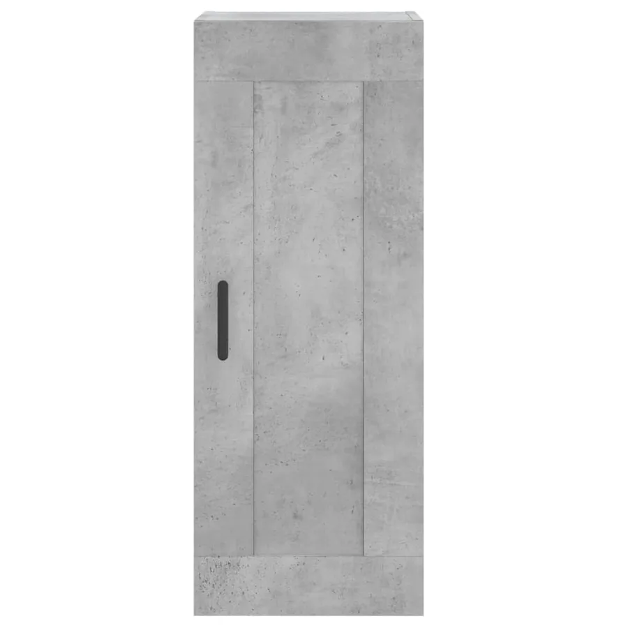 Buffet haut Gris béton 34,5x34x180 cm Bois d'ingénierie - 7