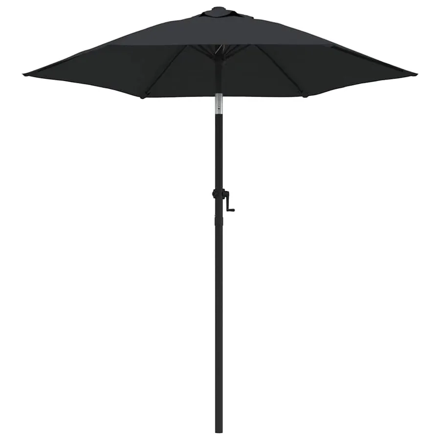 Parasol Noir 200x224 cm Aluminium - 2