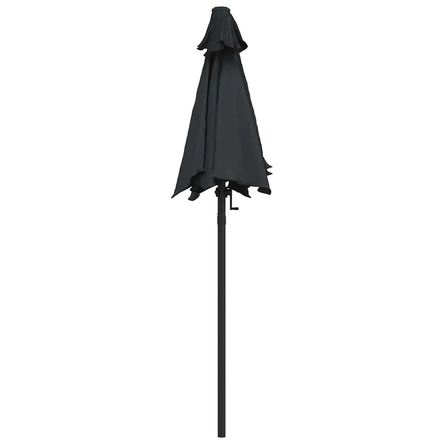 Parasol Noir 200x224 cm Aluminium - 4