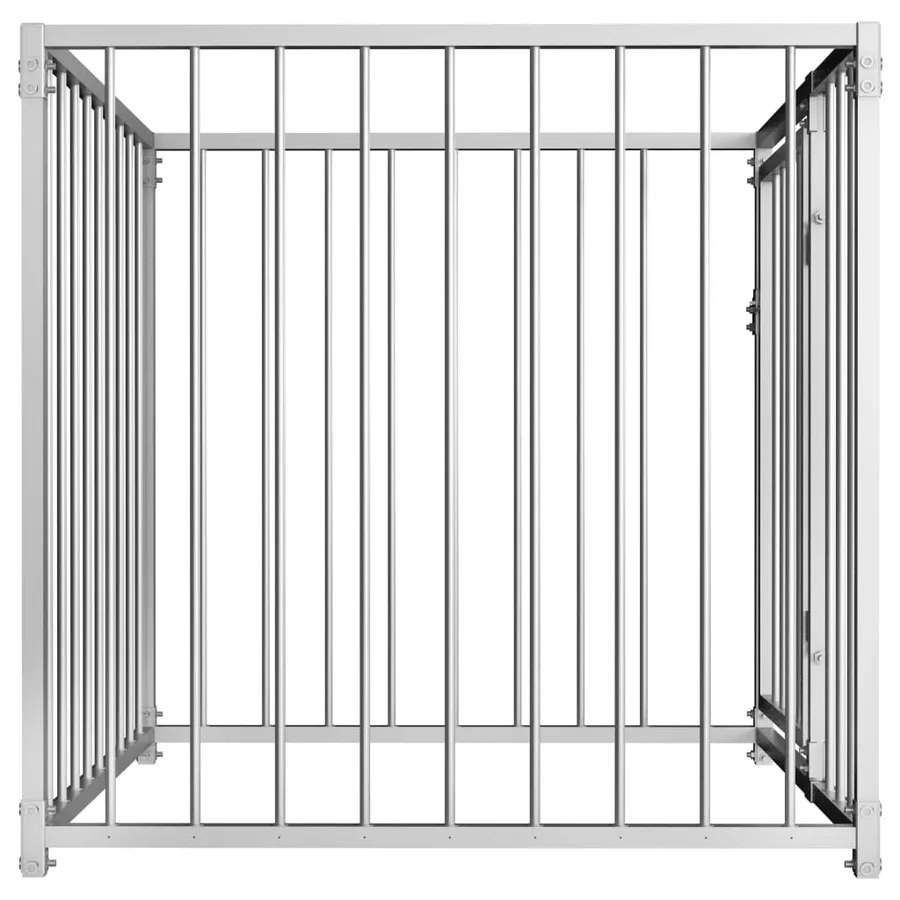 Chenil d'extérieur pour chiens 100 x 100 x 100 cm - 3