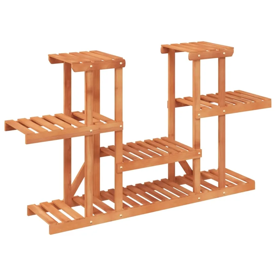 Support à fleurs 110x25x73 cm bois massif de sapin - 4