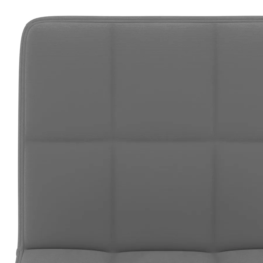 Tabourets de bar lot de 2 gris foncé velours - 8