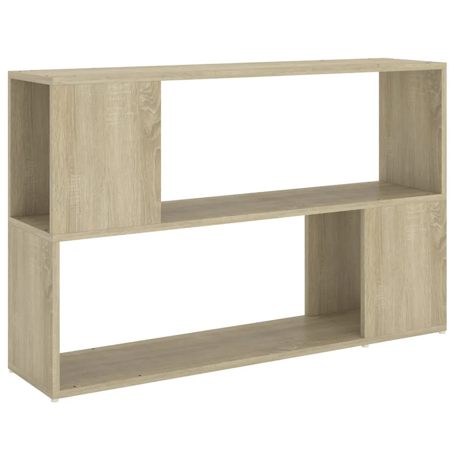 Bibliothèque Chêne Sonoma 100x24x63 cm Bois d'ingénierie - 2