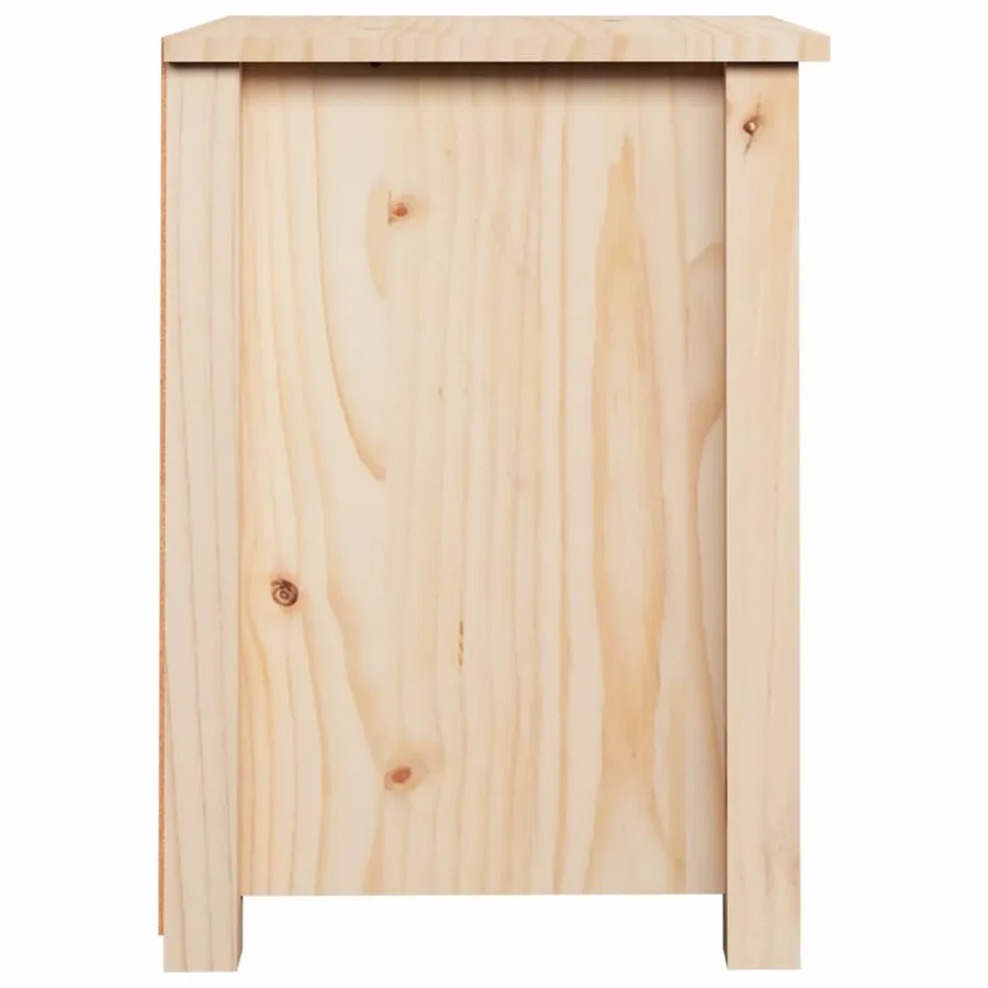 Tables de chevet 2 pcs 40x35x49 cm Bois de pin massif - 8