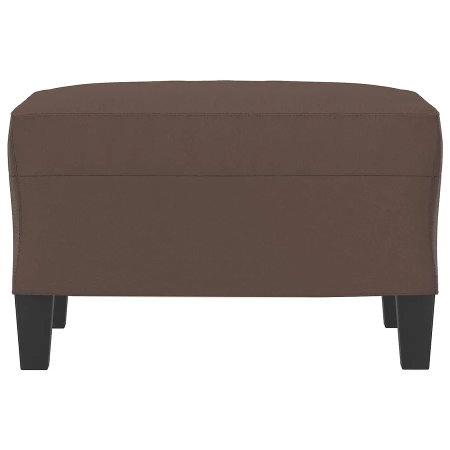 Repose-pied Marron 60x50x41 cm Similicuir - 3