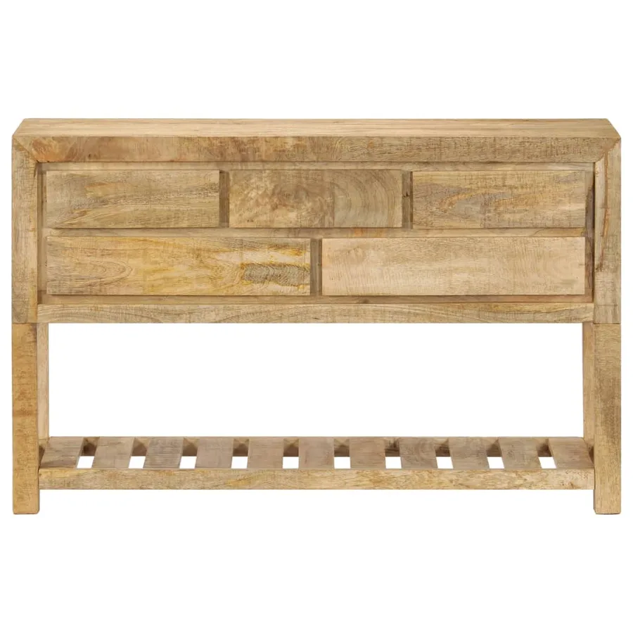 Buffet 120x30x75 cm bois de manguier massif - 2