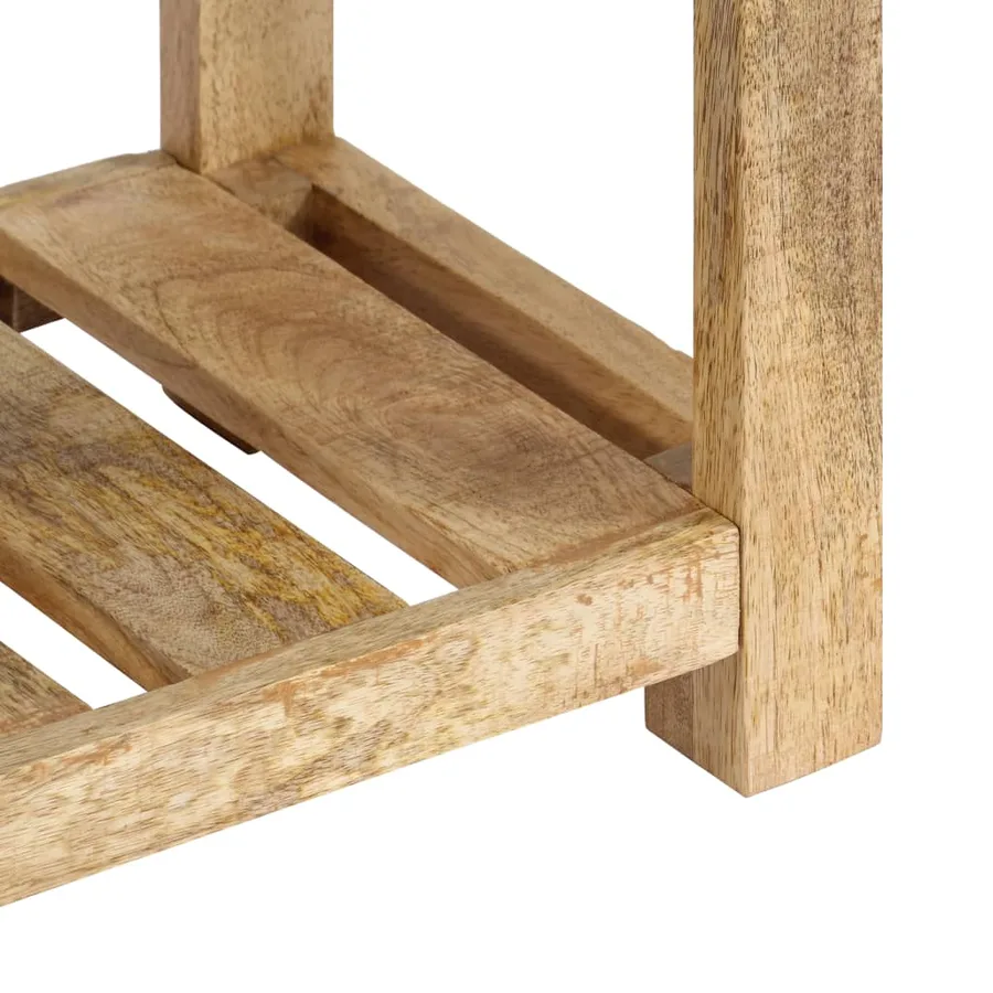 Buffet 120x30x75 cm bois de manguier massif - 6