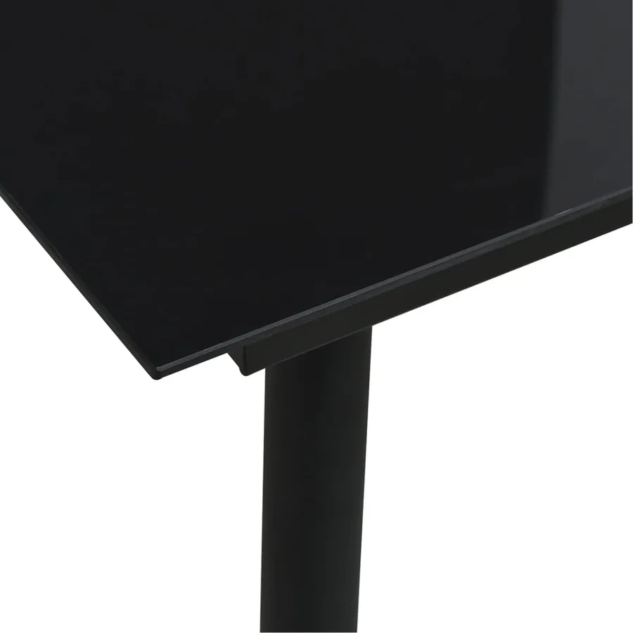 Ensemble à manger de jardin 3 pcs noir rotin PVC - 10