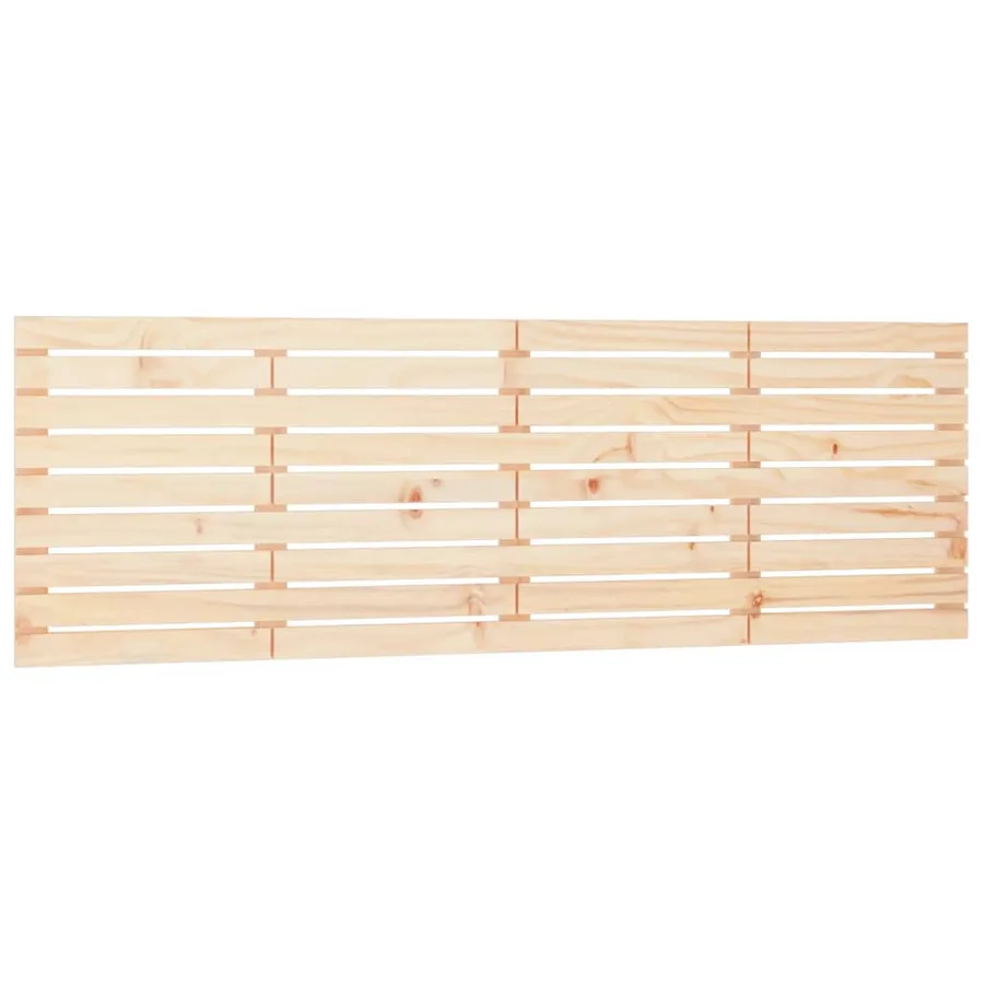 Tête de lit murale 166x3x63 cm Bois massif de pin - 2