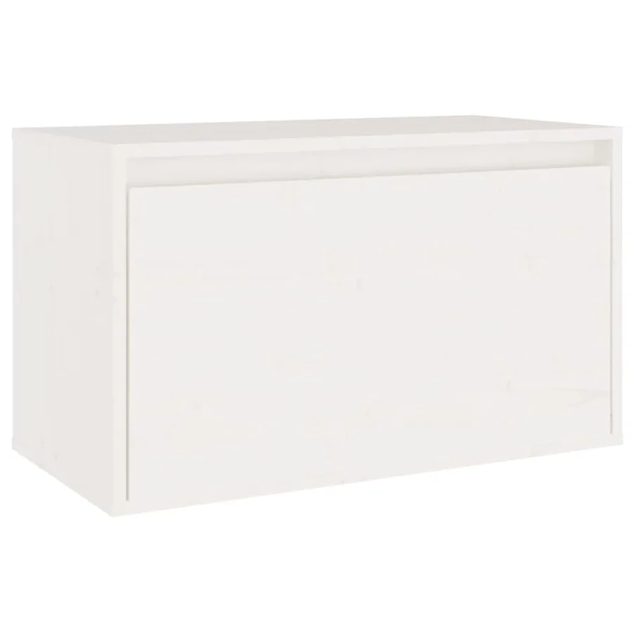 Meubles TV 3 pcs Blanc Bois massif de pin - 5