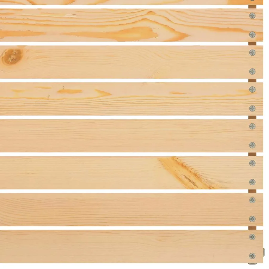 Salon de jardin 4 pcs Bois de pin massif - 6