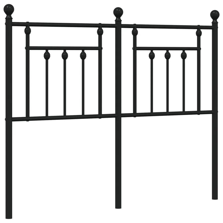Tête de lit de remplacement métal noir 120 cm - 2