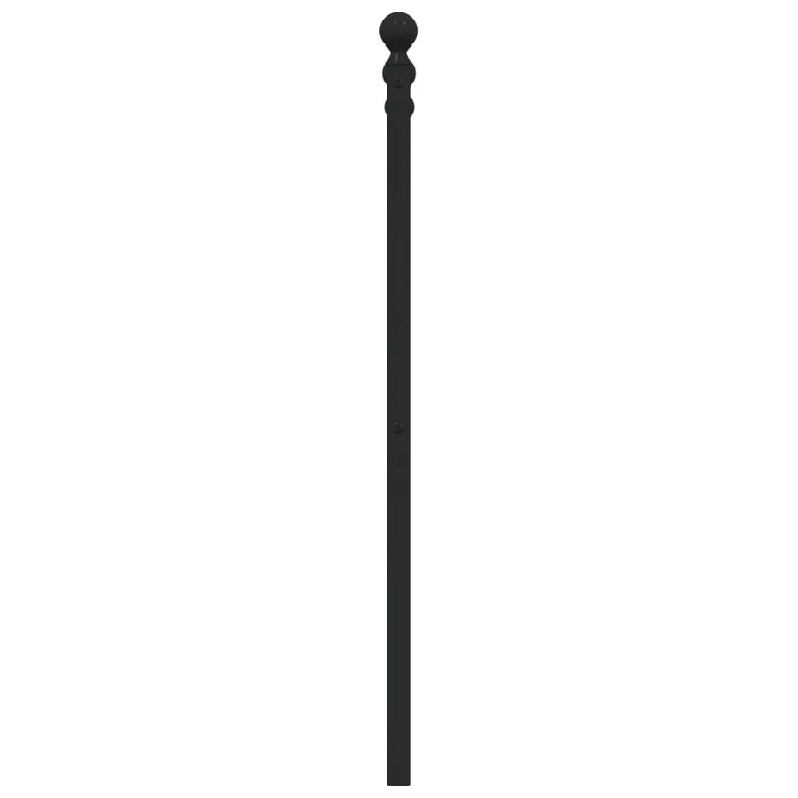 Tête de lit de remplacement métal noir 120 cm - 5