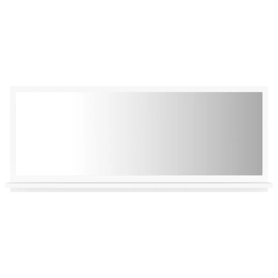 Miroir de salle de bain Blanc 90x10,5x37 cm Aggloméré - 2