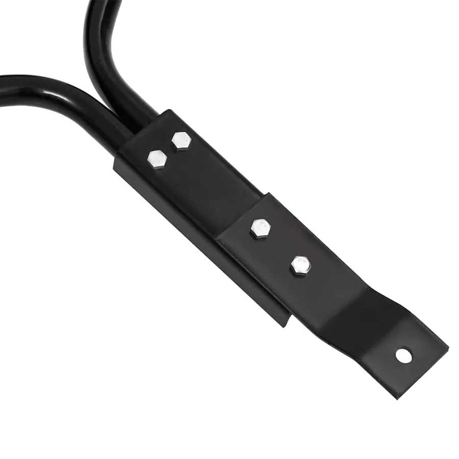 Rouleau à gazon à pousser de jardin noir 63 L fer - 5