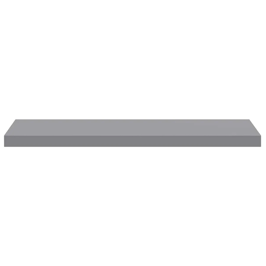 Étagère murale flottante gris 90x23,5x3,8 cm MDF - 6