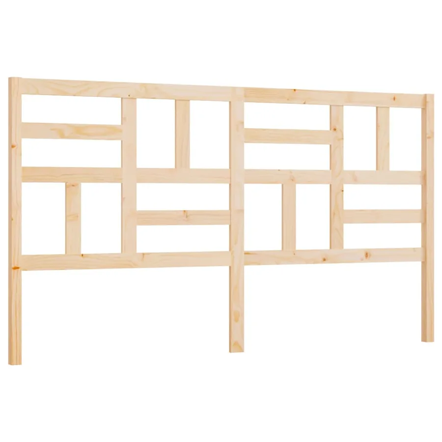 Tête de lit 206x4x104 cm Bois massif de pin - 2