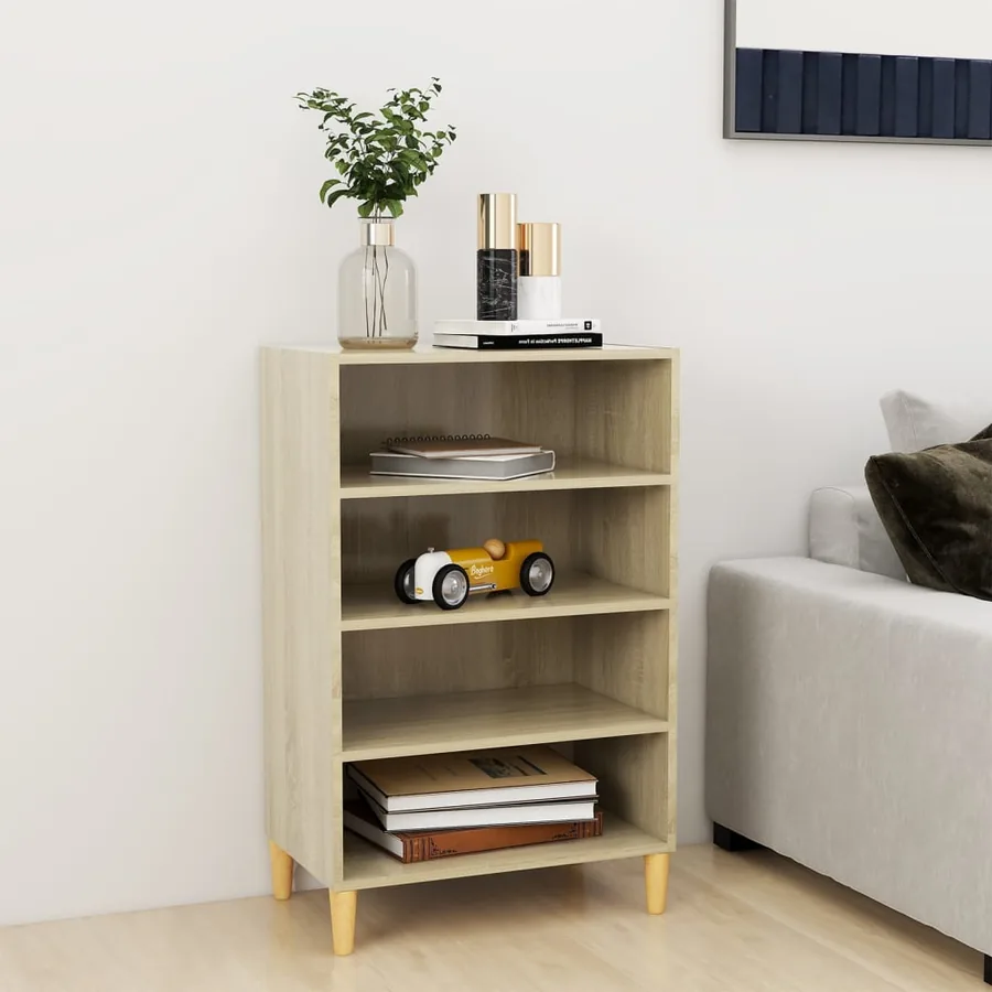 Buffet Chêne sonoma 57x35x90 cm Bois d’ingénierie