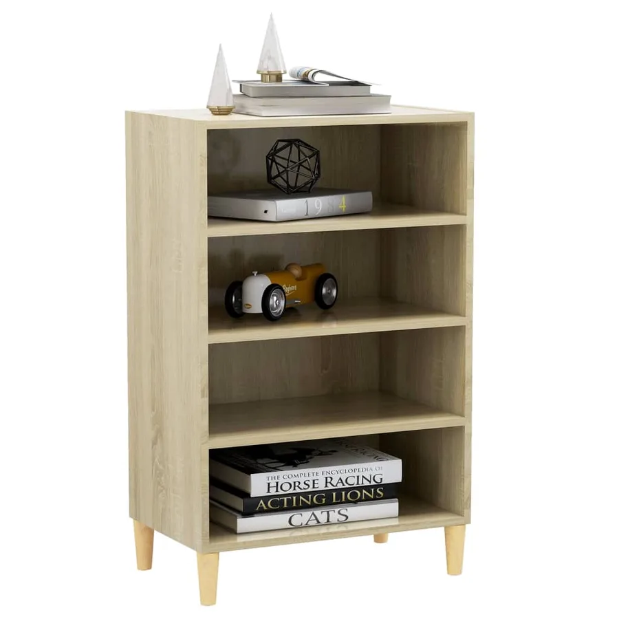 Buffet Chêne sonoma 57x35x90 cm Bois d’ingénierie - 3