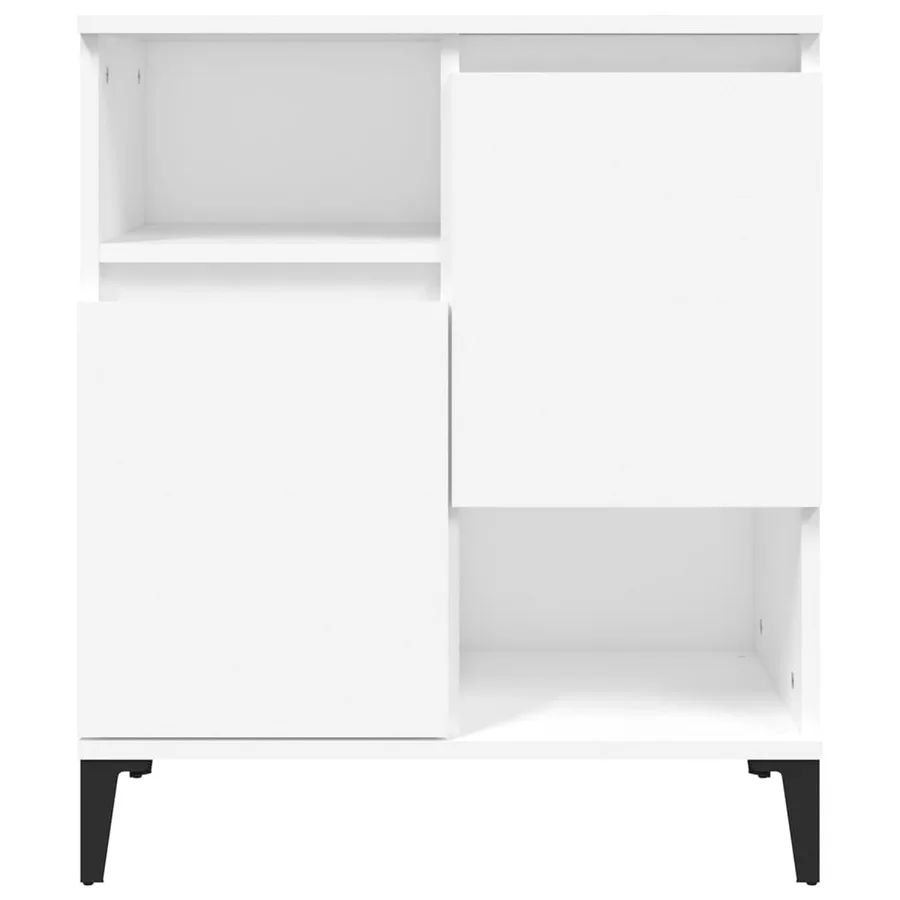 Buffet Blanc 60x35x70 cm Bois d'ingénierie - 5