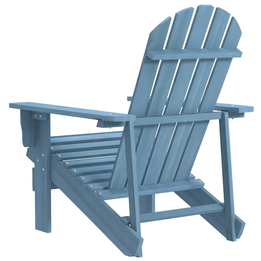 Chaise de jardin Adirondack bois de sapin massif rouge - 10