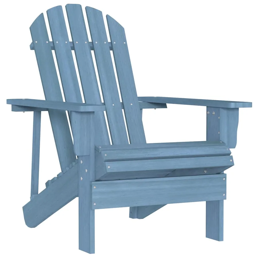 Chaise de jardin Adirondack bois de sapin massif rouge - 7