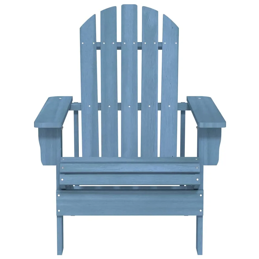 Chaise de jardin Adirondack bois de sapin massif rouge - 8