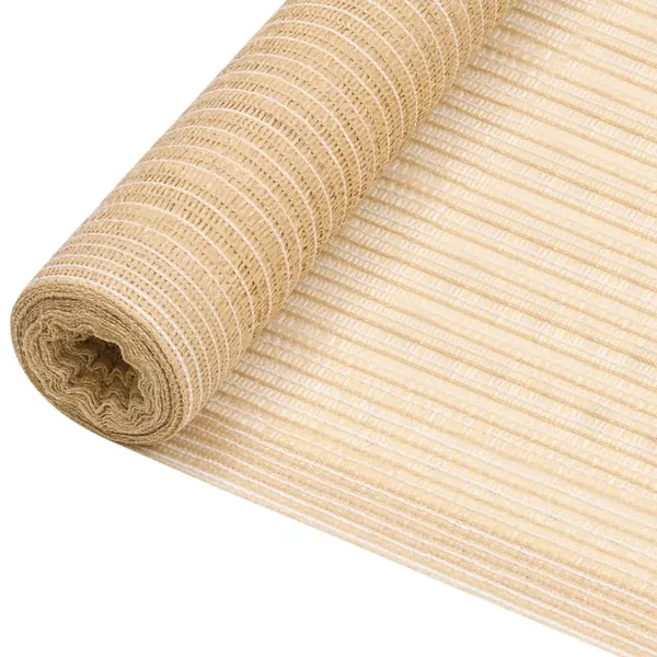 Filet brise-vue Beige 3,6x25 m PEHD 75 g/m²