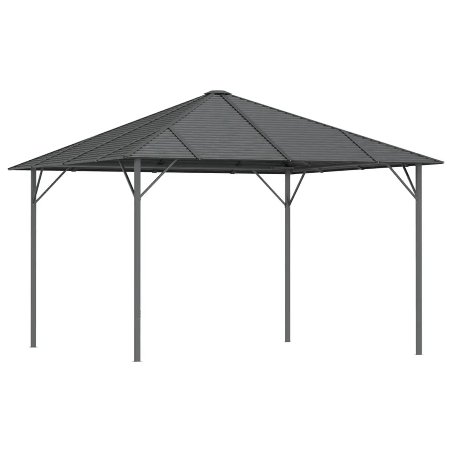 Belvédère avec toit 3x3 m Anthracite - 2