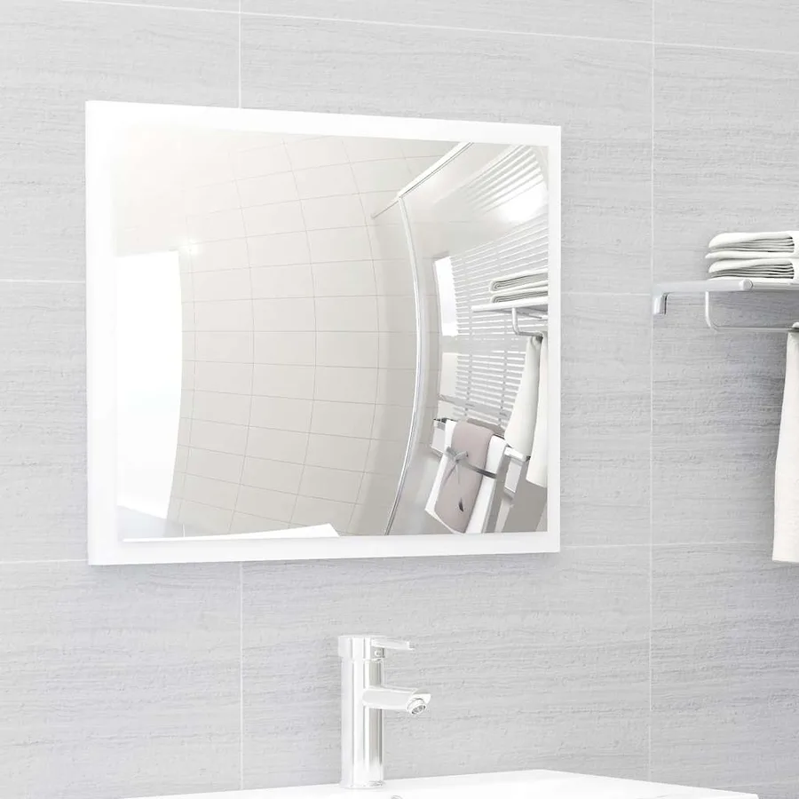 Ensemble de meubles salle de bain 2 pcs blanc bois d'ingénierie - 6