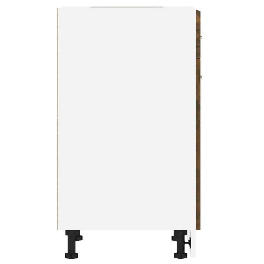 Armoire à tiroirs "Lyon" Chêne fumé 50 x 46 x 81,5 cm Bois d'ingénierie - 6