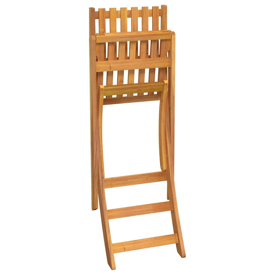 Ensemble de bar d'extérieur 5 pcs Bois d'acacia massif - 7
