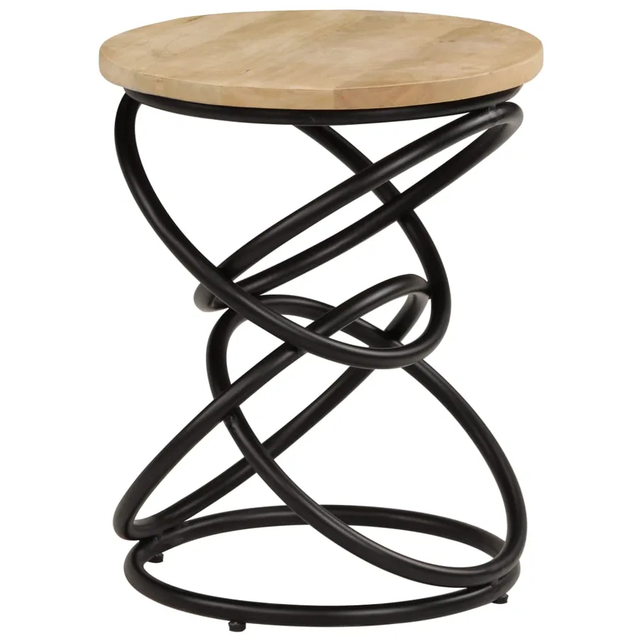 Table d'appoint Bois de manguier solide 40x50 cm - 12