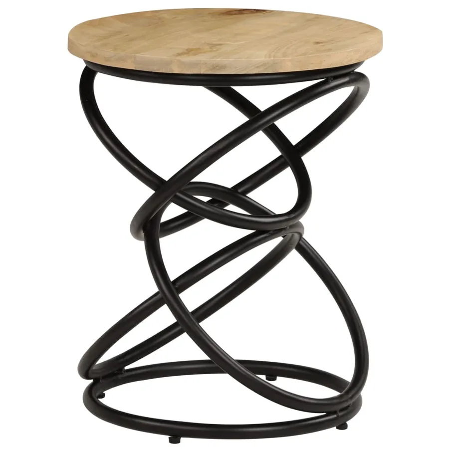 Table d'appoint Bois de manguier solide 40x50 cm - 13
