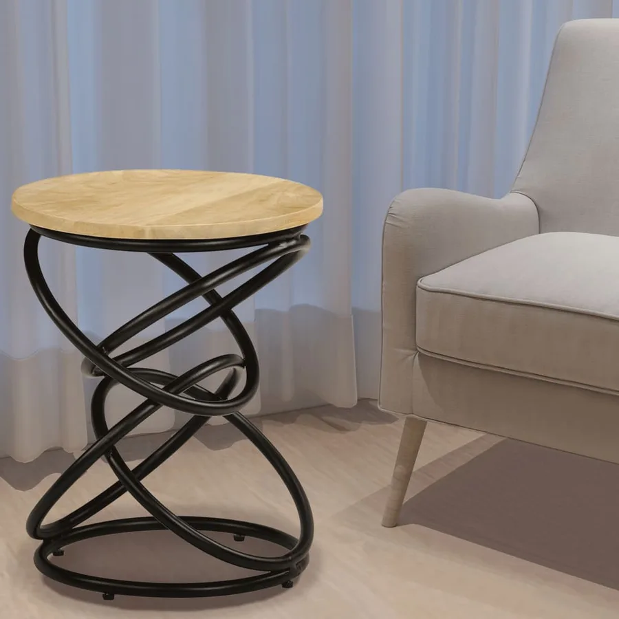 Table d'appoint Bois de manguier solide 40x50 cm - 2