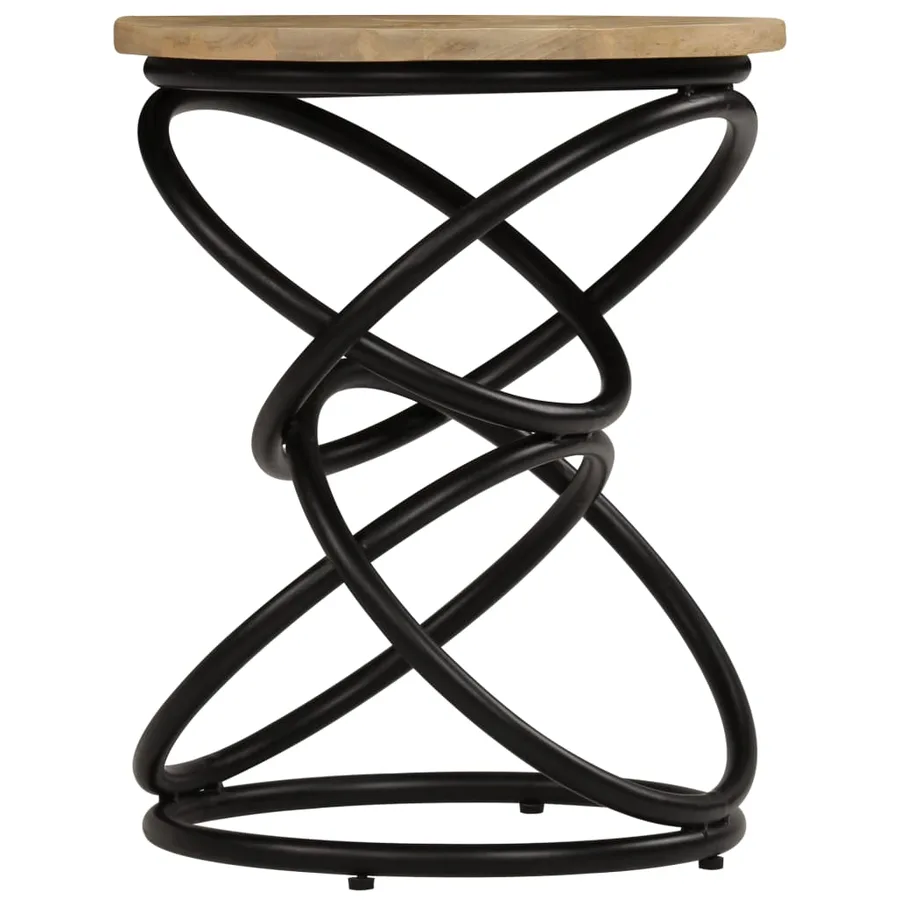 Table d'appoint Bois de manguier solide 40x50 cm - 3