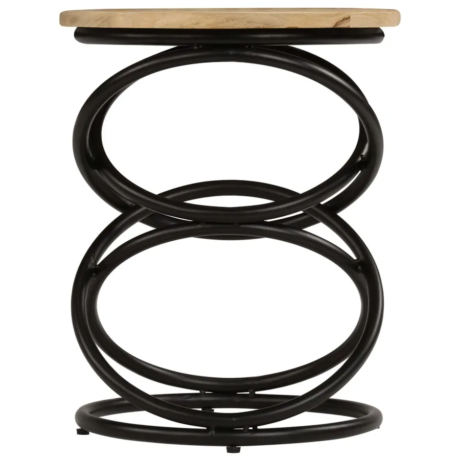 Table d'appoint Bois de manguier solide 40x50 cm - 4